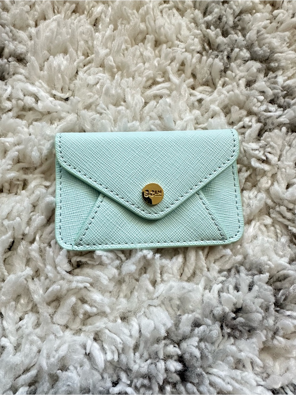 Stoney clover land Cell Phone Envelope light green sky